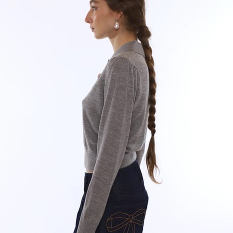 Akira Sweater Heather Grey / Sandy Liang