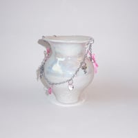 Ribbon With Chain Mini Flower Vase / Yes!ceramic