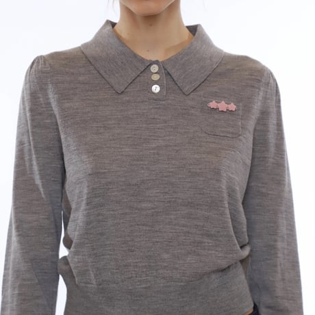 Akira Sweater Heather Grey / Sandy Liang