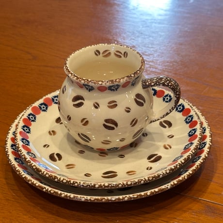 プレートφ19cm/T-コーヒー豆