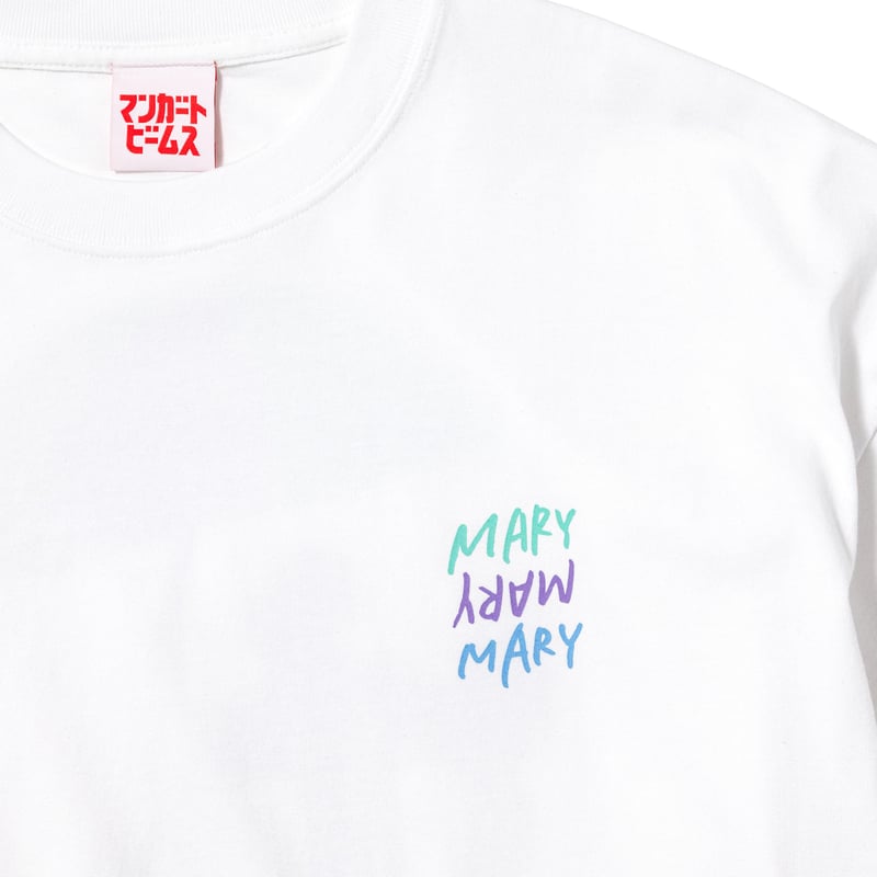 傘クマTシャツ -White- 【マリマリマリー×マンガートビームス 傘クマTシャツ -White- 【マリマリマリー×マンガートビームス