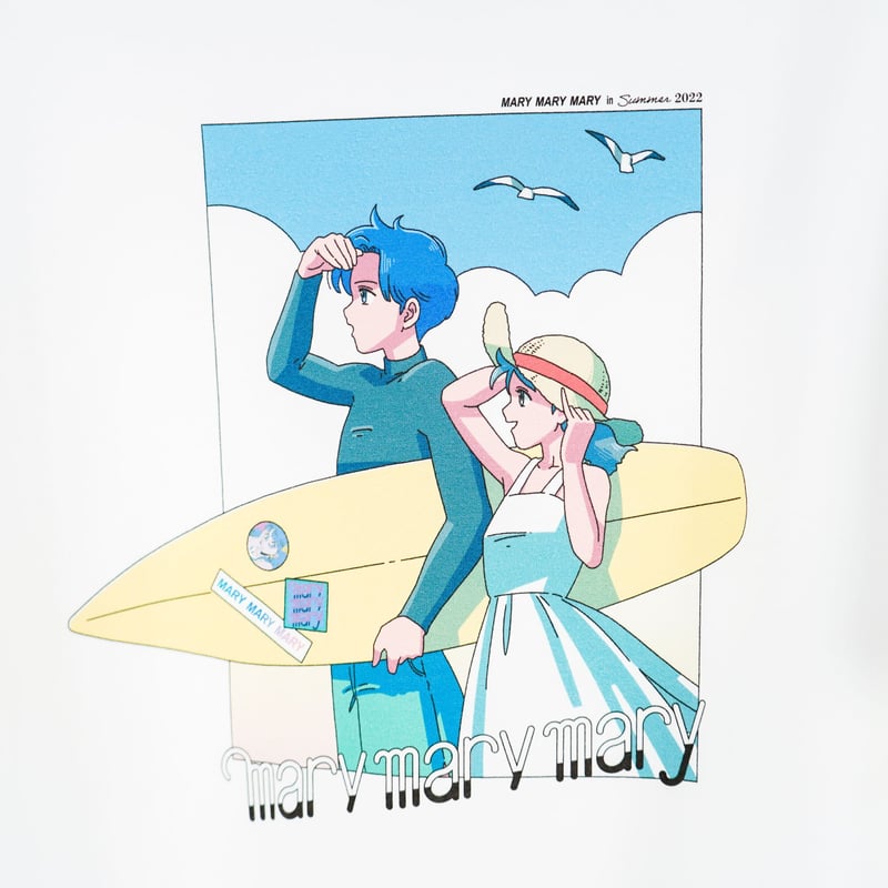 Tシャツ 〈Summer DAY〉-White- | 旧 マリマリマリー 公式グッズサイト