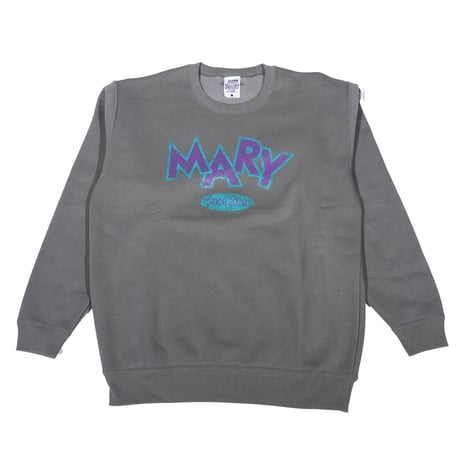 トレーナー 〈MARY logo〉 -Dark gray-