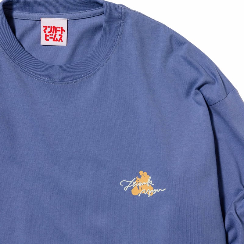 サンセットシティ ロンT -SmokeBlue- 【マリマリマリー×マン サンセットシティ ロンT -SmokeBlue- 【マリマリマリー×マン