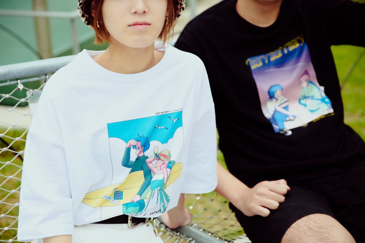 MARY MARY MARY 森永コラボ Tシャツ L マリマリマリー MARY MARY MARY 森永コラボ Tシャツ L MARY MARY MARY 森永コラボ T