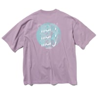 4人組フェードロゴTシャツ -Purple- 【マリマリマリー×マンガートビームス】