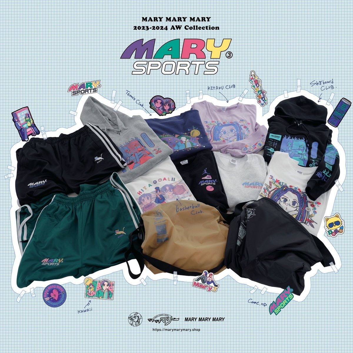 トレーナー Tennis Club -Navy- | マリマリマリー 公式グッズサイト