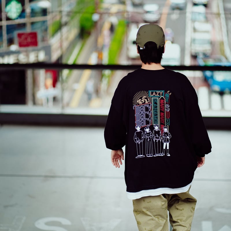 限定復刻】ロンT 〈DOWNTOWN〉 -White- | 旧 マリマリマリー 公式