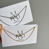 どどどどシンプル ネックレス(シルバー)