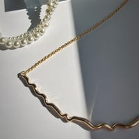 ウェーブ ネックレス