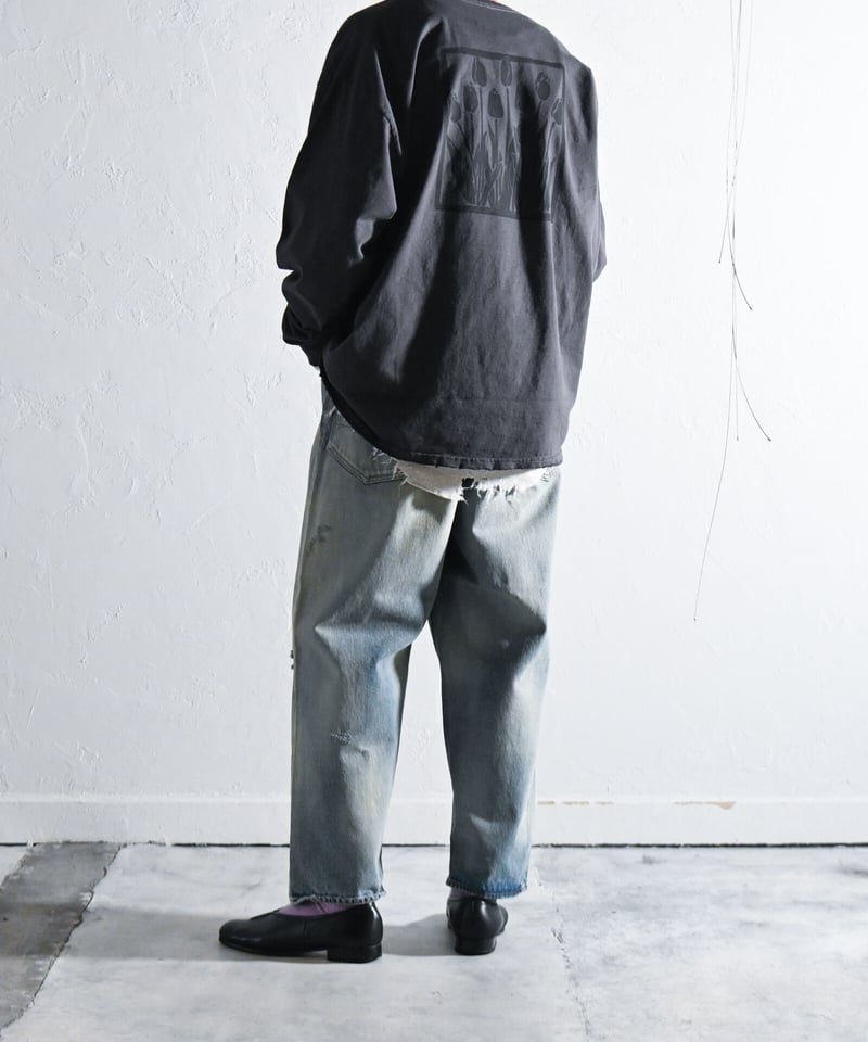 ANCELLM - SELVEDGE TAPERED 5P DENIM PANTS. | CO...