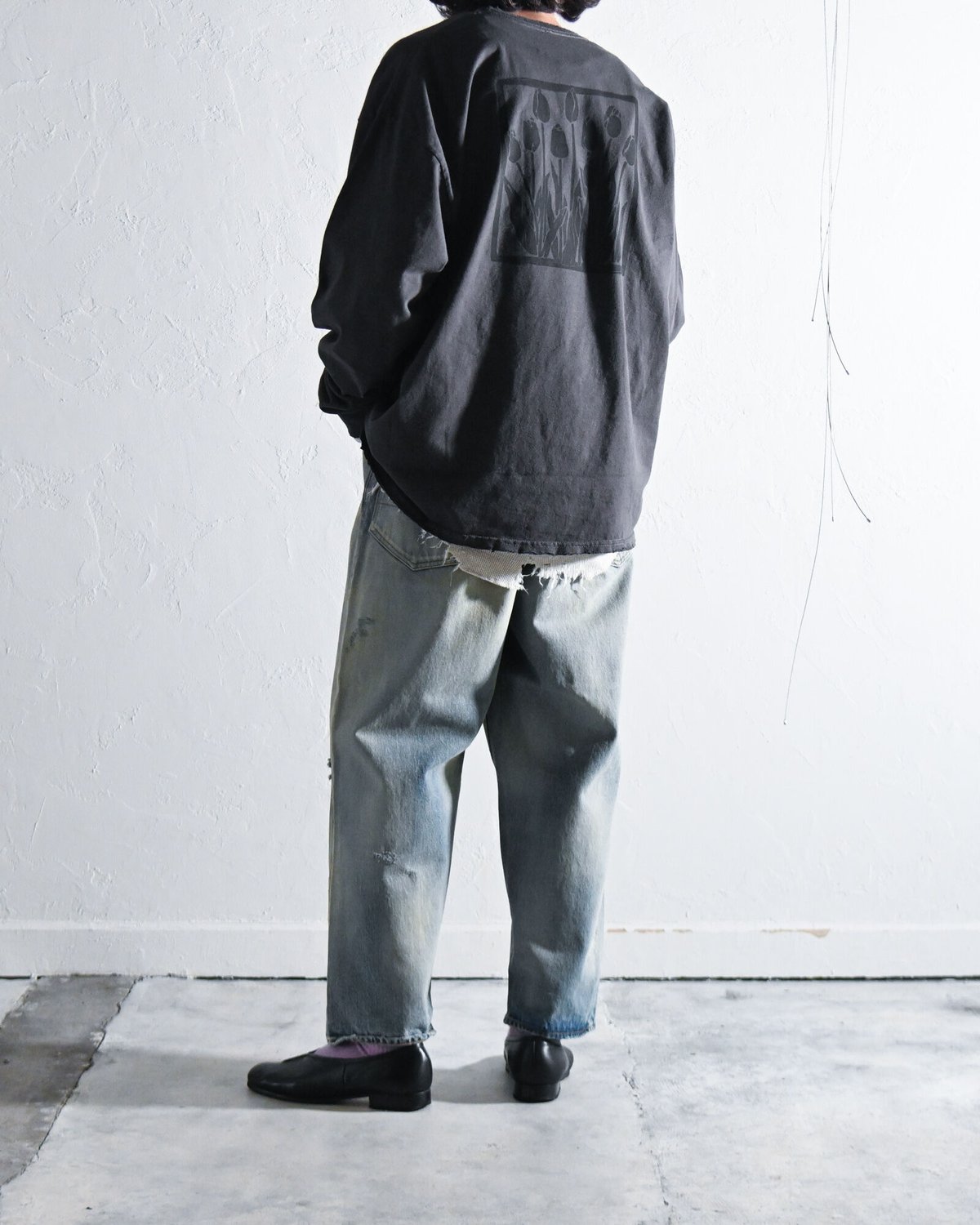 ANCELLM - SELVEDGE TAPERED 5P DENIM PANTS. | CO...