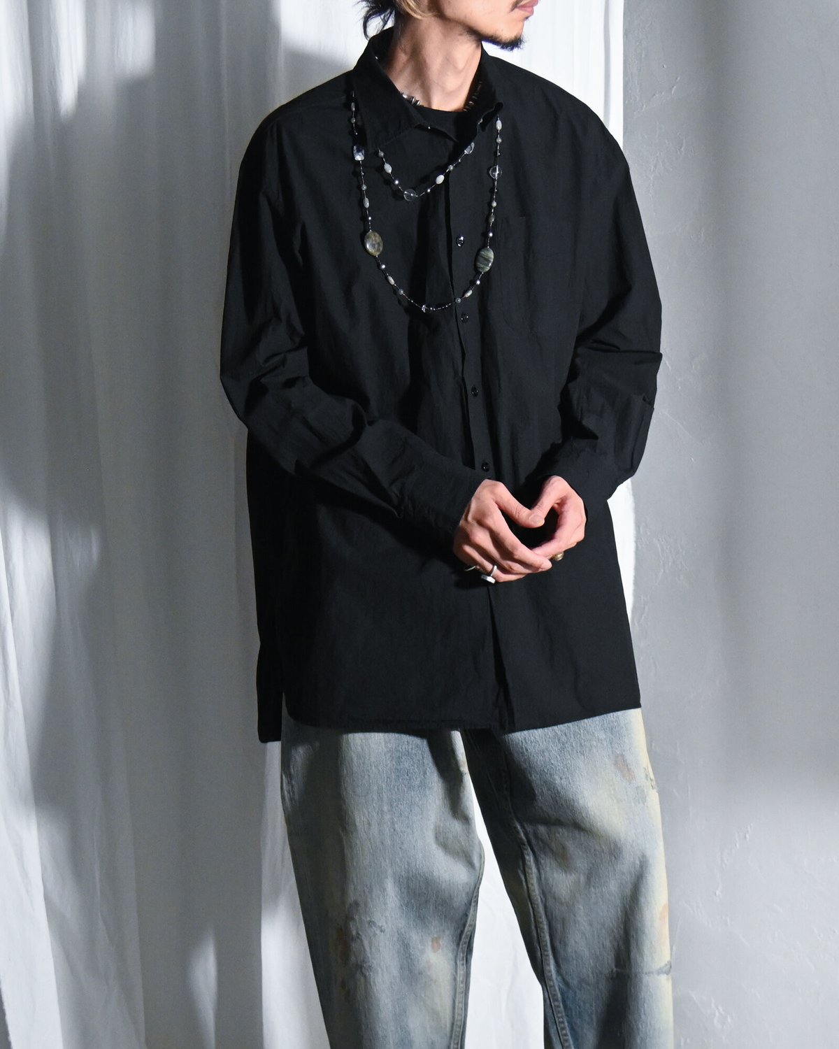 YOKO SAKAMOTO - DRESS SHIRT, SUPER HIGH COUNT T...