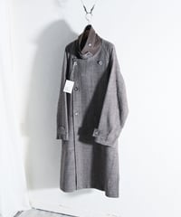 ANCELLM - DOUBLE-BREASTED COAT, L.BROWN.