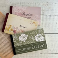 ■バラエティ■ペーパー　おしゃれ領収書　3種