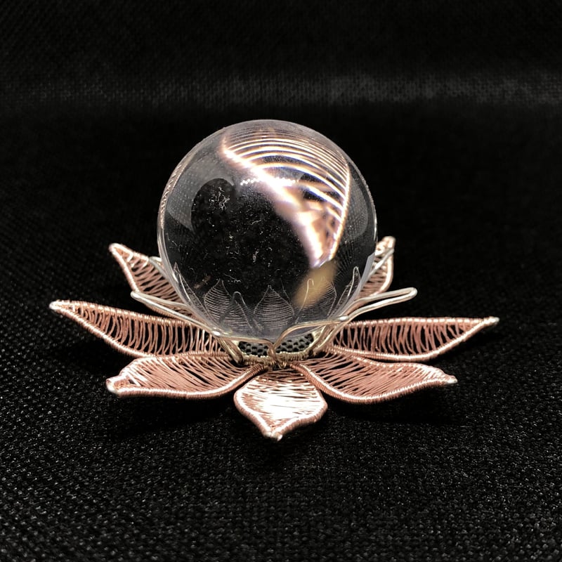 水晶玉(台座付き)