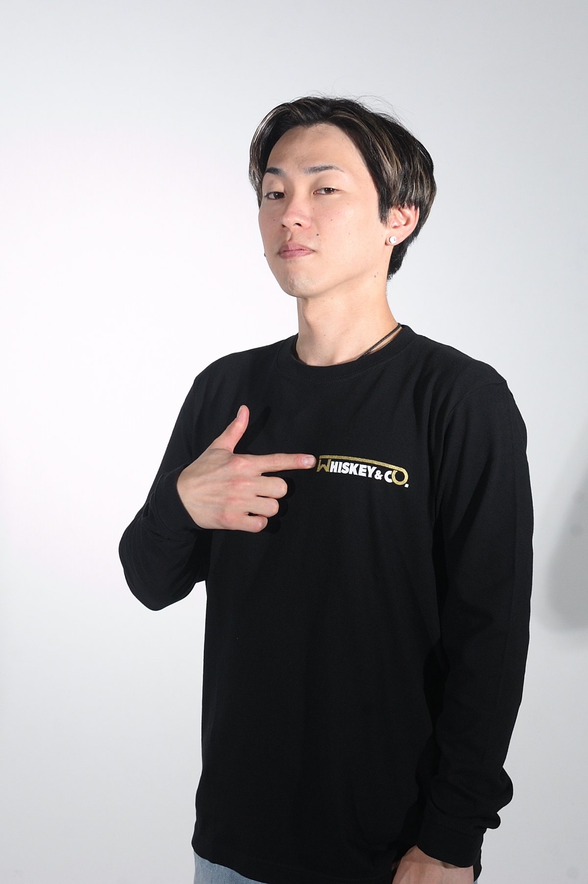 伊東歌詞太郎　オリジナルロングスリーブカラーシャツ　クロ　M 完全予約販売商品】ITO KASHITARO オリジナルロングスリーブ