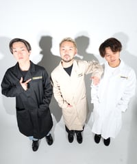 【Whiskey&Co. オリジナル　エンジニアコート】　色：黒/ 白/ ベージュ　サイズ：M/ L/ XL