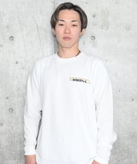 【Whiskey&Co. オリジナル　ロングスリーブ Tシャツ】　色：黒/ 白　サイズ：M/ L/ XL