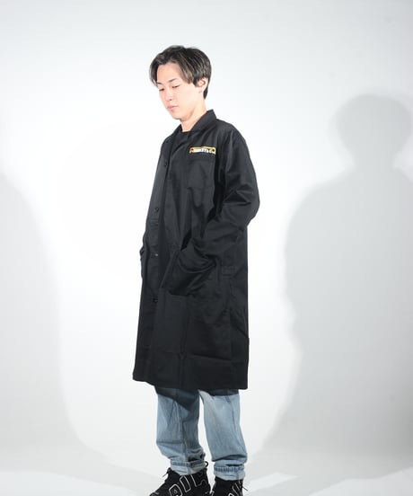 【Whiskey&Co. オリジナル　エンジニアコート】　色：黒/ 白/ ベージュ　サイズ：M/ L/ XL