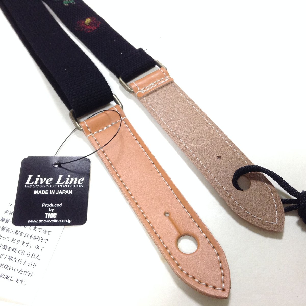 ウクレレストラップ LIVE LINE（ライブライン）刺繍柄 フラダンス