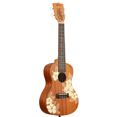 KALA(カラ) 　ハイビスカス　マホガニー　コンサート　KA-HIBISCUS-C　インテリア　プレゼント