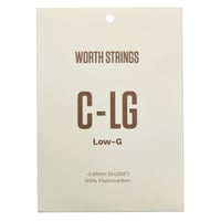 Worth ワース C-LG　Low-G  単品   (ソプラノ〜テナーまで対応)(フロロカーボン)(クリア)
