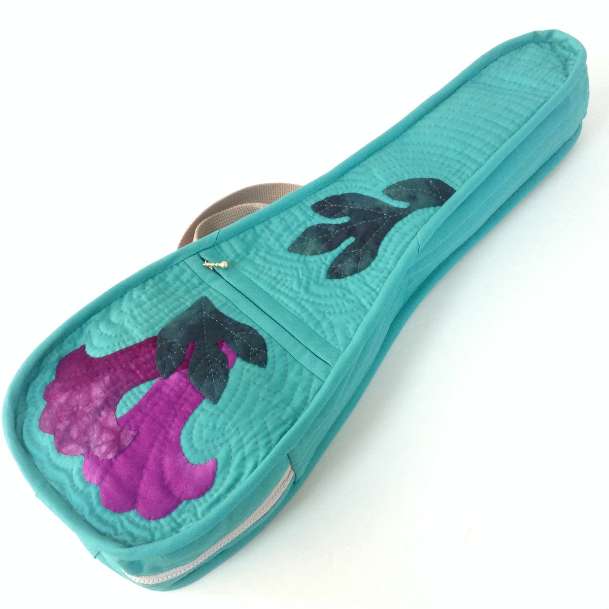 ハンドメイドウクレレケース【ソプラノ用】/TOK-434 グリーン