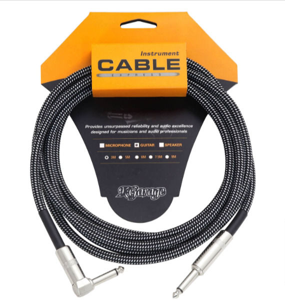 K-GARAGE ギター用シールドケーブル 3m FGCL-3 BLK/WHT | ウクレレ通