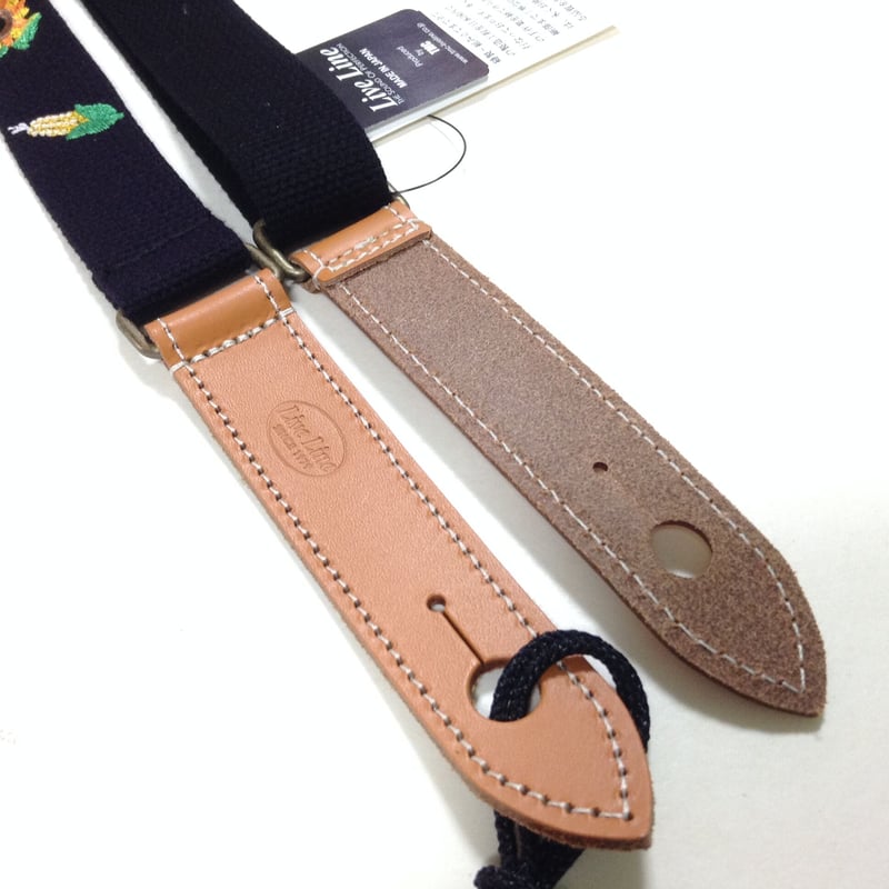 ウクレレストラップ LIVE LINE（ライブライン）刺繍柄 向日葵