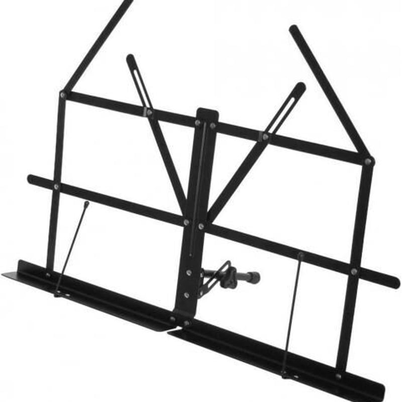 譜面台 軽量卓上譜面台 ブラック MS-140/BK (ソフトケース付き