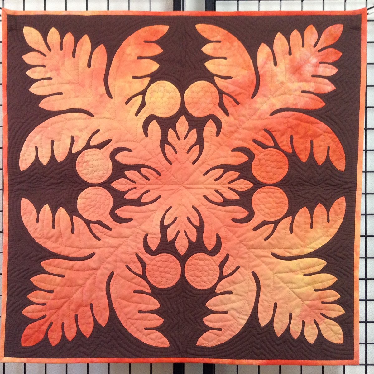 パッチワークキルト　ハワイアン　タペストリー　ベッドカバー　大判2m パッチワークキルトハワイアンタペストリーベッドカバー大判2m