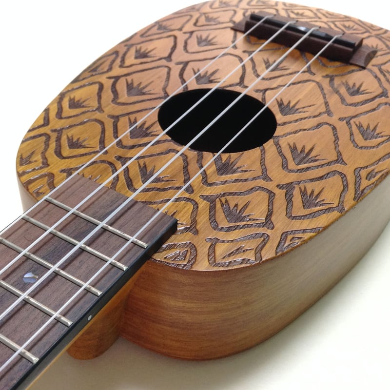 MAHALO レーザーエングレイビング パイナップル ソプラノ