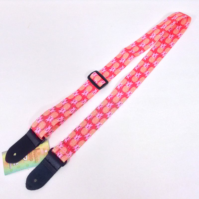 ウクレレストラップ FWS15-7097 レッド×パイナップル | ウクレレ