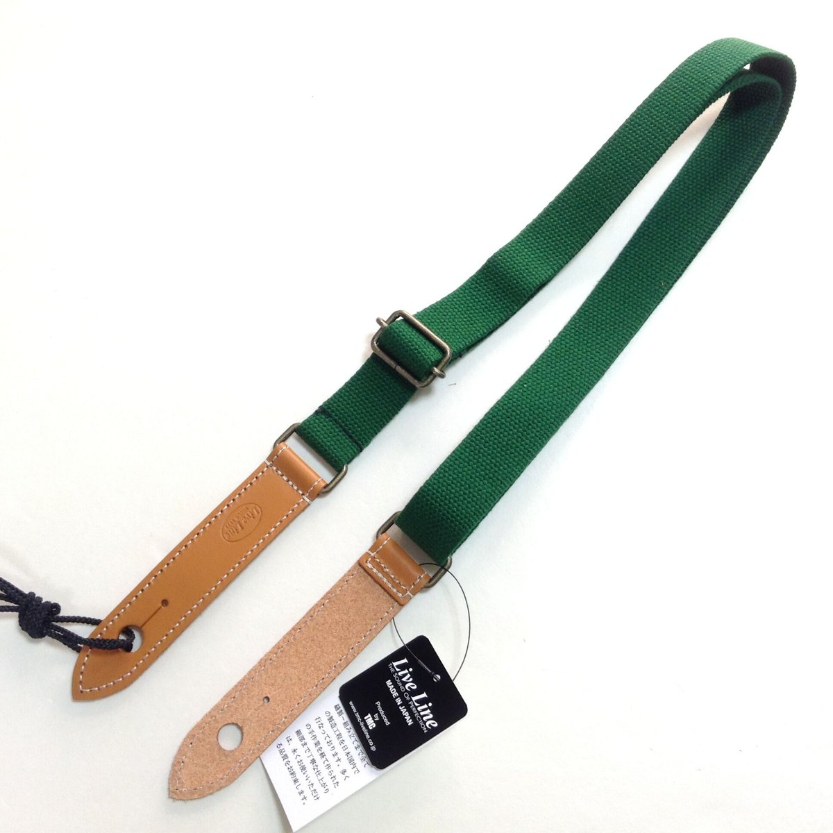 (未使用･未開封品)　LIVE LINE ライブライン ウクレレストラップ アクリル&コットン グリーン YUS14GRN f4u0baa ウクレレストラップ ライブライン LIVE LINE ライブライン アクリル
