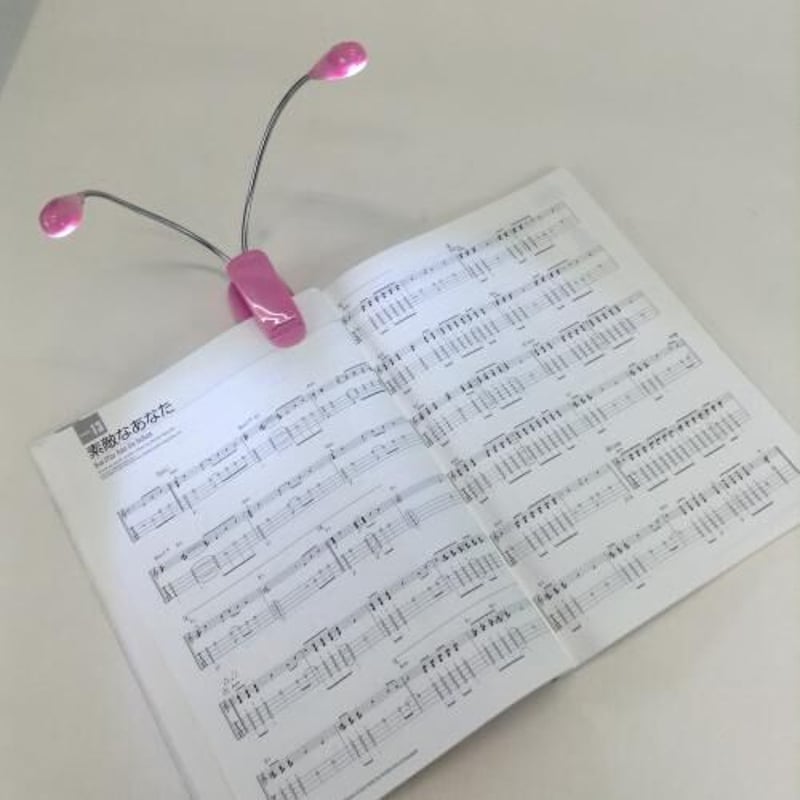 KML-02/PK 譜面台用クリップ式LEDライト(照明)MUSIC LIGHT(ピンク) |