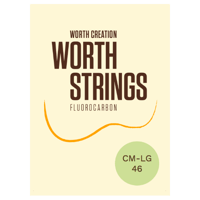 WORTH-CM-LG-46　ミディアム　Low-Gセット  (ソプラノ〜テナーまで対応) (フロロカーボン)(クリア)