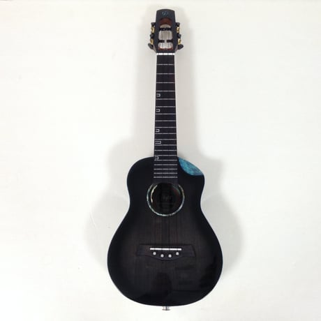 【ワケアリ】Flight　FU-NH-CON　コンサートウクレレ　ソフトケース付き　スプルース　ブラック　Flight Royal series / Nighthawk