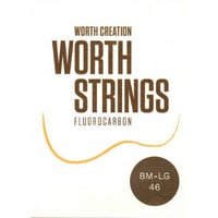 WORTH  BM-LG46 / ワース  Low-G  ミディアム  4本セット　(ソプラノ〜テナーまで対応)(フロロカーボン)(ブラウン）