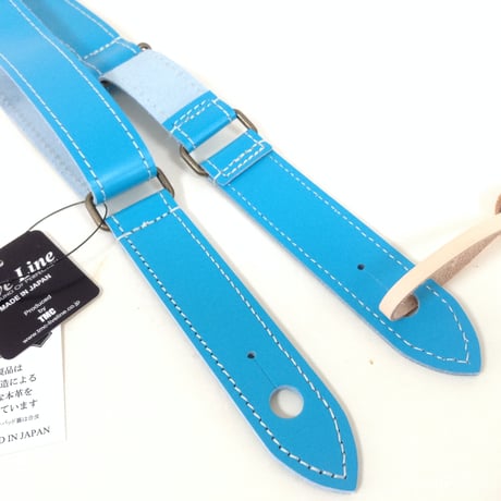 ウクレレストラップ　本革【ブルー】LIVE LINE（ライブライン）YUS26BLU