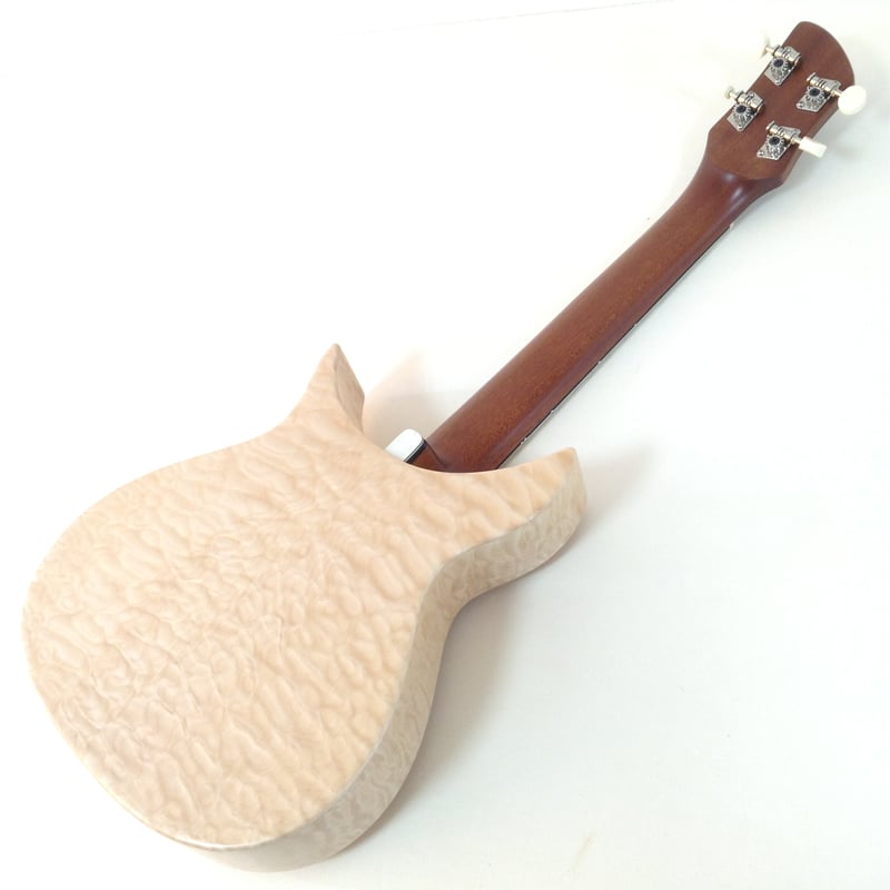 限定1本】Cheezy ukulele No.35 コンサート キルテッドメイプル単板 