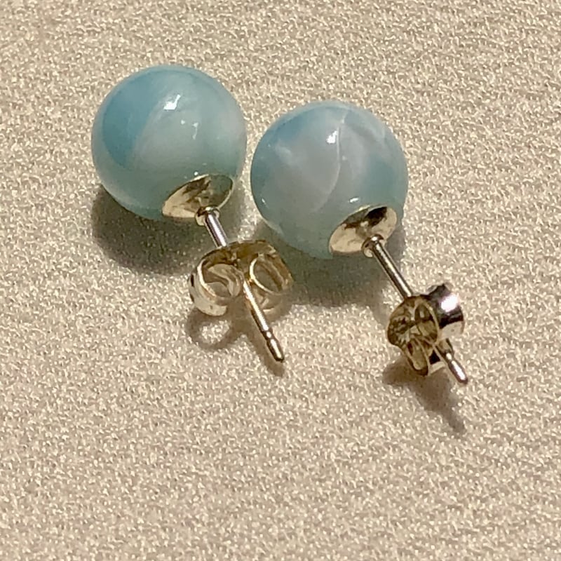 ラリマーのピアス ラリマーのピアス 8ミリ | asterisk