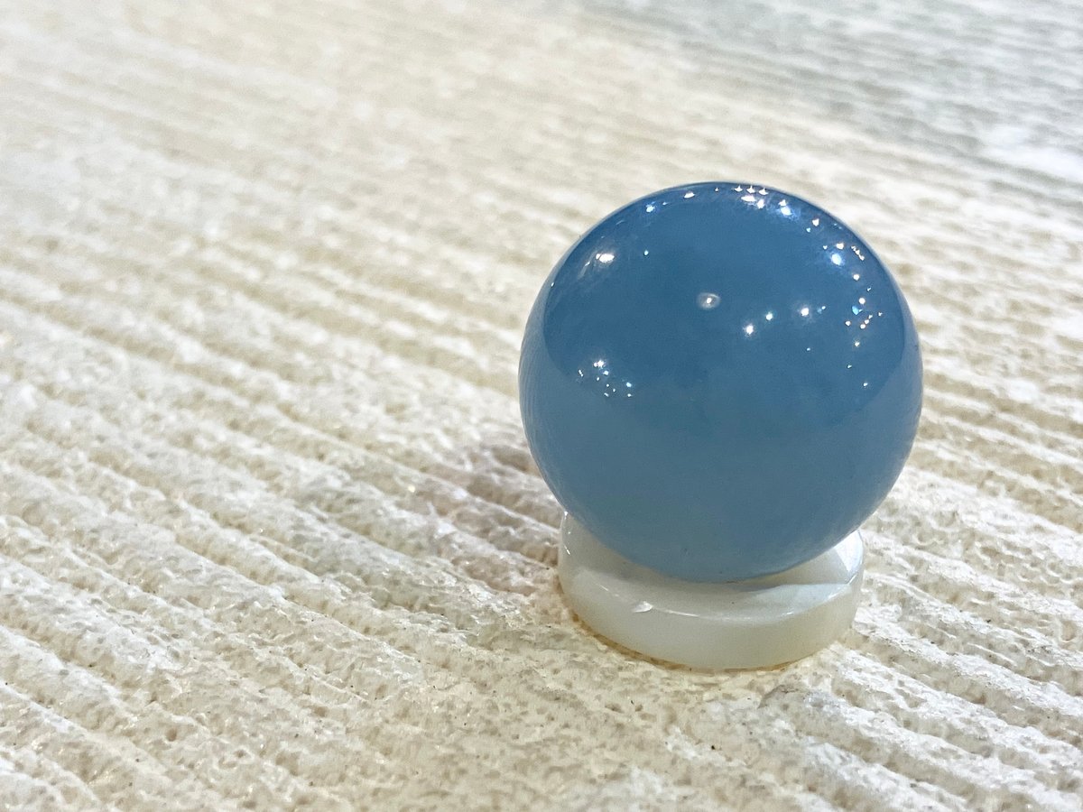 アクアマリン スフィアA 台座付き | asterisk