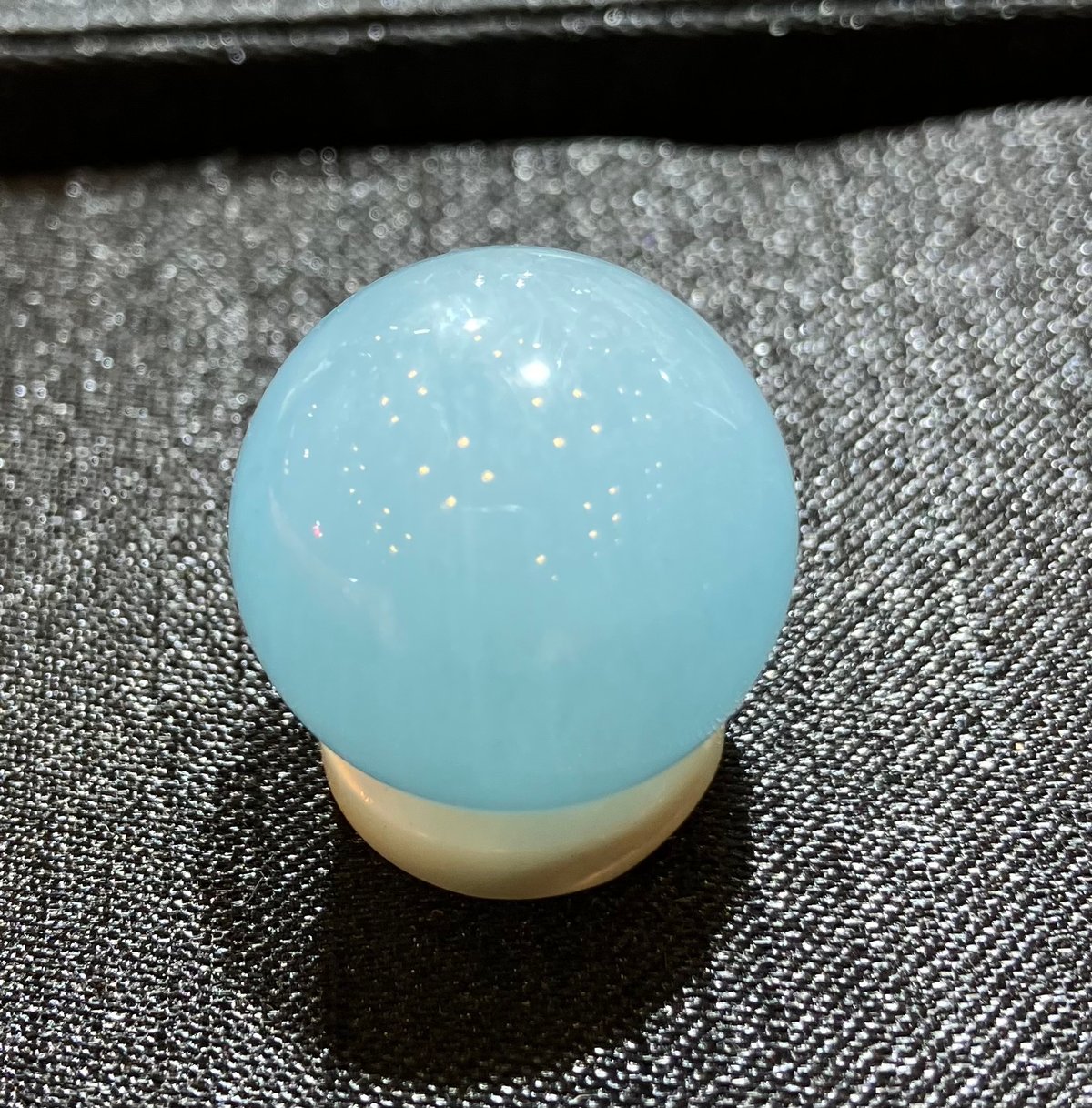 アクアマリン スフィアB 台座付き | asterisk