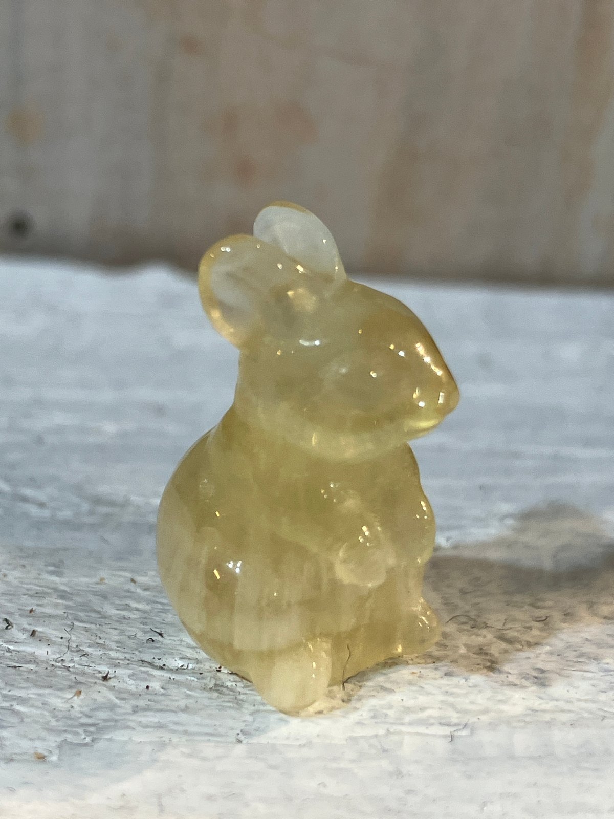 フローライトのうさぎカービング J | asterisk