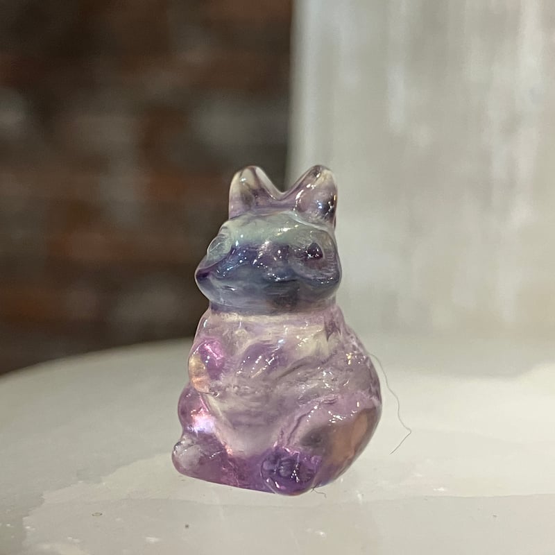 フローライトのうさぎカービング Z | asterisk