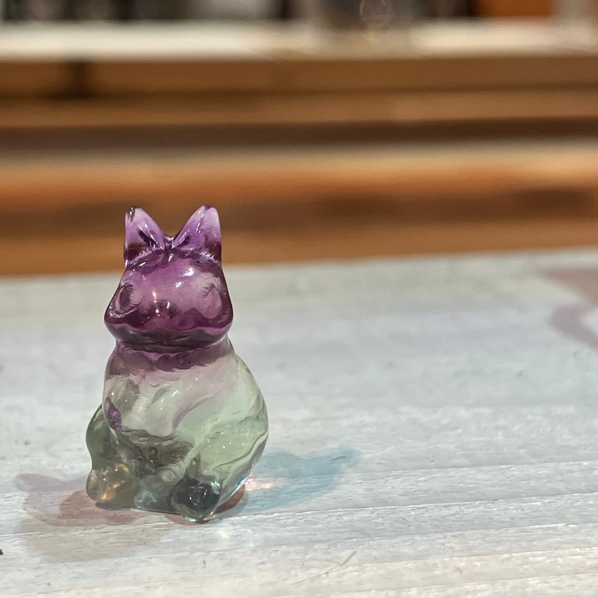 フローライトのうさぎカービング Q | asterisk