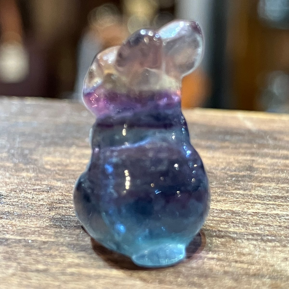 フローライトのうさぎカービング S | asterisk