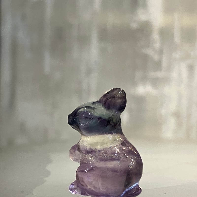 フローライトのうさぎカービング Z | asterisk