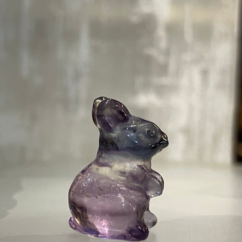 フローライトのうさぎカービング Z | asterisk